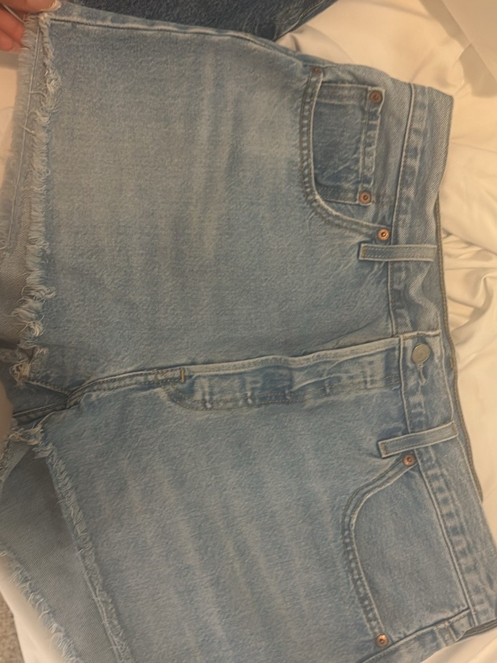 Women’s Light Blue Denim Shorts